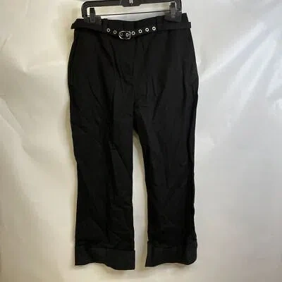 Pre-owned Phillip Lim Kick Flare Pants Women's Size 4 Black F232-50030-cpw