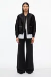 3.1 Phillip Lim Layered Bomber Jacket In Black