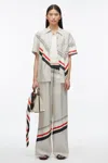 3.1 Phillip Lim Liberty Silk Pj Pant In Ivory Multi