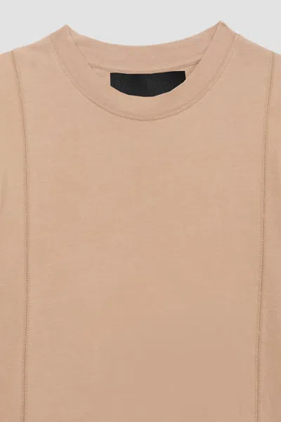 3.1 Phillip Lim Logo Patch Detail T-shirt In Palomino