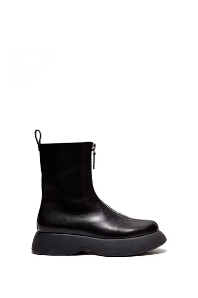 3.1 Phillip Lim Mercer Zip Combat Boot In Ant. White
