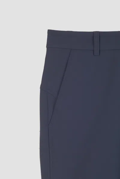 3.1 Phillip Lim Mid-rise Tapered Trousers In Navy