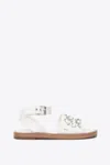 3.1 Phillip Lim Nadine Ankle Wrap Sandal With Gem Embroidery In Black