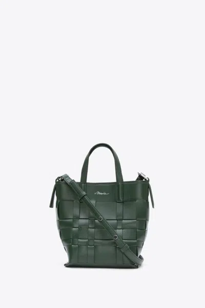 3.1 Phillip Lim Odita Mini Modern Lattice Bucket In Jade