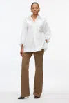 3.1 Phillip Lim Oversize Popover Shirt In White