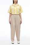 3.1 Phillip Lim Painted Stripe Cropped Shirt In Sunburst Multi