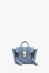 3.1 Phillip Lim Pashli Nano Satchel Denim Blue In Denim Blue