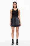 3.1 Phillip Lim Poplin Shorts With Wave Embroidery In Midnight
