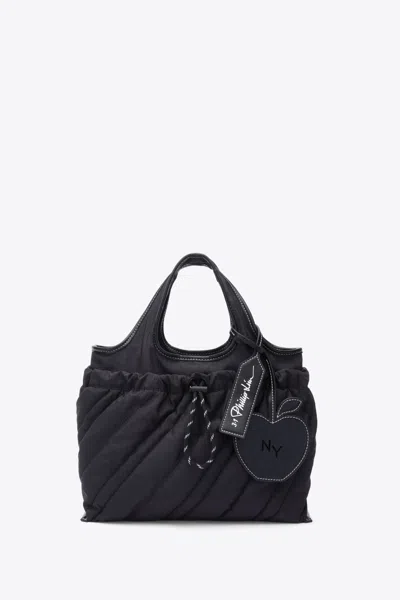 3.1 Phillip Lim Quilted Mini Market Tote In Black