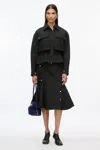3.1 Phillip Lim Sergeant Peplum Jacket In Army