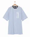 3.1 PHILLIP LIM STRIPED OVERSIZED SLEEPING TEE