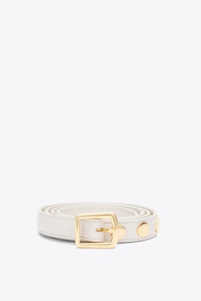 3.1 Phillip Lim Studded Belt In Ant. White