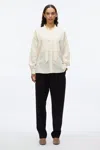 3.1 Phillip Lim Tie Neck Blouse In Black