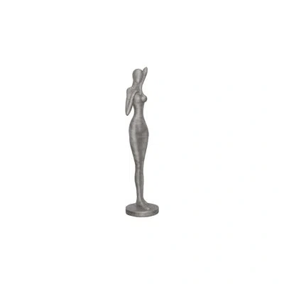 Phillips Collection Admiring Standing Statue, Aluminum In Silver