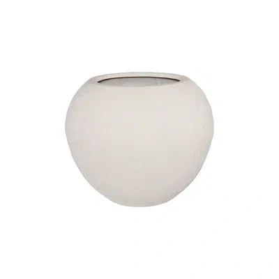Phillips Collection Aera Planter, Wide, Off White, Large