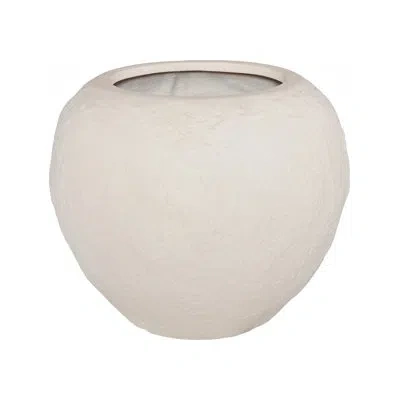 Phillips Collection Aera Planter, Wide, Off White, Medium