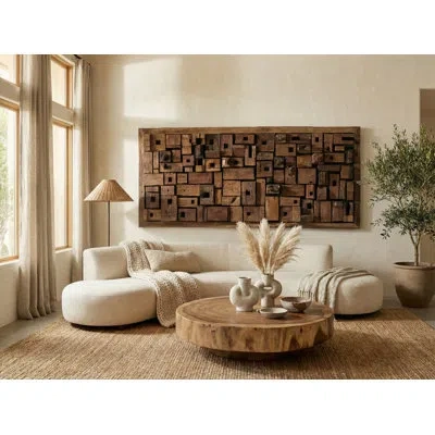 Phillips Collection Asken Wood Wall Décor In Brown