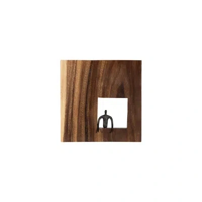 Phillips Collection Atlas Wall Décor Square In Brown