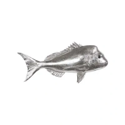 Phillips Collection Australian Snapper Fish Wall Décor In Silver