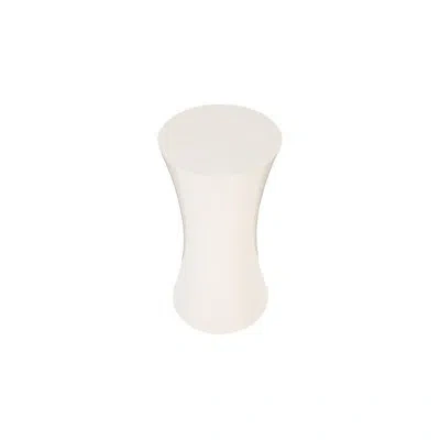 Phillips Collection Ave Pedestal In Gel Coat White