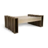 Phillips Collection Barcode Sled Coffee Table In Beige