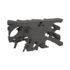 Phillips Collection Beau Cast Root Console Table In Charcoal Stone