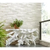 Phillips Collection Beau Cast Root Console Table In Off White
