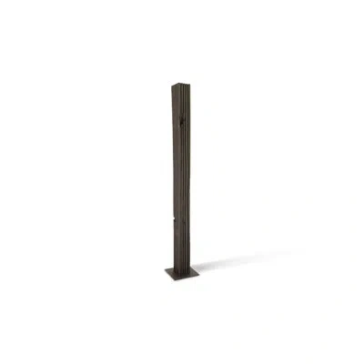 Phillips Collection Black Wood Abstract Sculpture