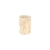 Phillips Collection Bleached Solid Wood Accent Stool In Brown;bleached
