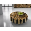 Phillips Collection Boscage Solid Wood Coffee Table In Black;brown