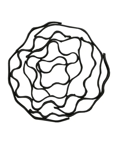 Phillips Collection Botanical Design Vine Wall Flower In Black