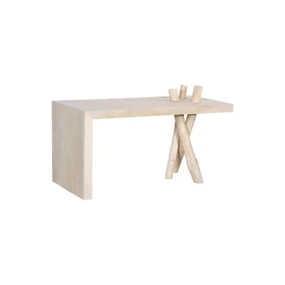 Phillips Collection Branch Waterfall 60" W Desk In Bleached