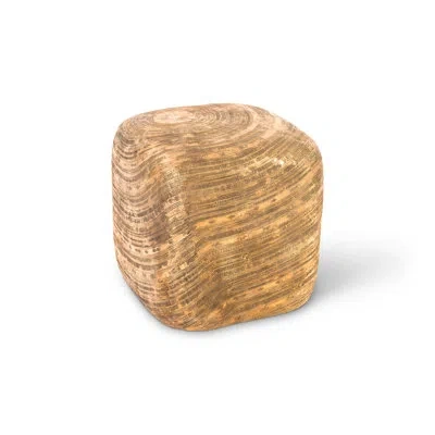 Phillips Collection Brass Drum End Table In Gold