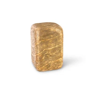Phillips Collection Brass Rain Drum Pedestal In Gold
