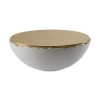 Phillips Collection Broken Egg Abstract Coffee Table In Gold Leaf