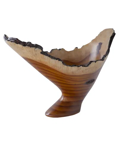 Phillips Collection Burled Vase In Brown