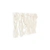 Phillips Collection Cast Entwined Rectangular Wall Root, Faux Bleached In Off White