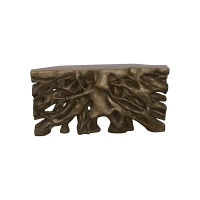 Phillips Collection Cast Naturals 60" Console Table In Bronze