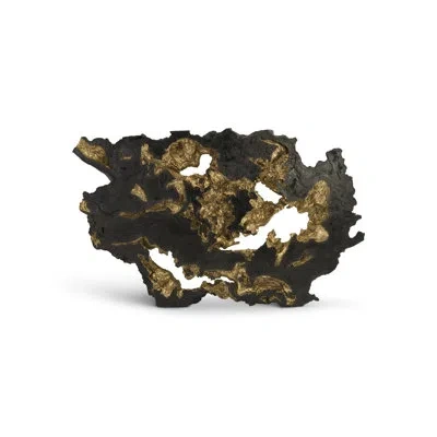Phillips Collection Cast Naturals Burled Root Wall Décor In Black,gold