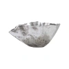 Phillips Collection Cast Onyx Bowl, Silver Leaf, Large In Silver