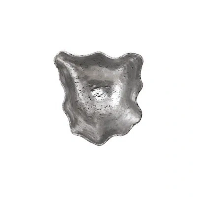 Phillips Collection Cast Onyx Wall Bowl, Silver, Lg