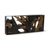 Phillips Collection Cast Root Framed Console Table In Black