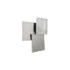 Phillips Collection Cast Square Wall Tile Silver Leaf 3 Piece In Silver Leaf