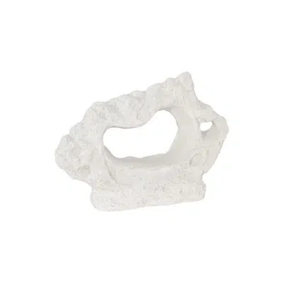 Phillips Collection Cast Stone Table Top Sculpture, Wide In Roman Stone