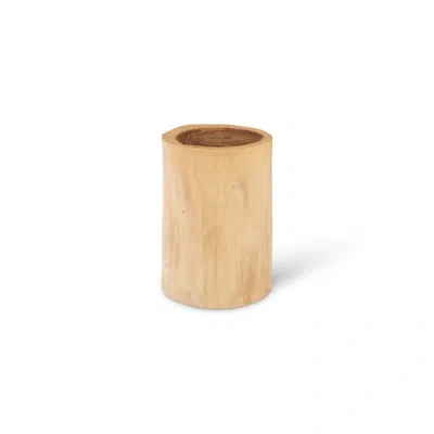 Phillips Collection Chamcha Wood Accent Stool In Natural