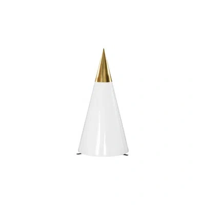 Phillips Collection Christmas Tree, Cona, White And Gold Leaf In Gold,white