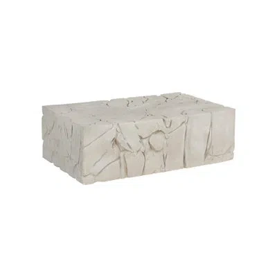 Phillips Collection Chunk Coffee Table, Rectangle, Roman Stone In Roman Stone;roman Stone