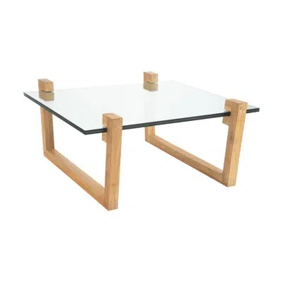 Phillips Collection Clamp Coffee Table In Clear