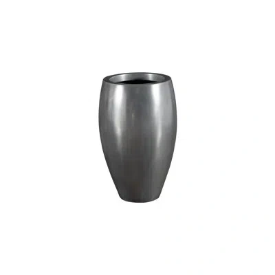 Phillips Collection Classic Planter, Polished Aluminum In Silver