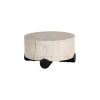 Phillips Collection Core Coffee Table, Black Base, Bleached Top In Bleached